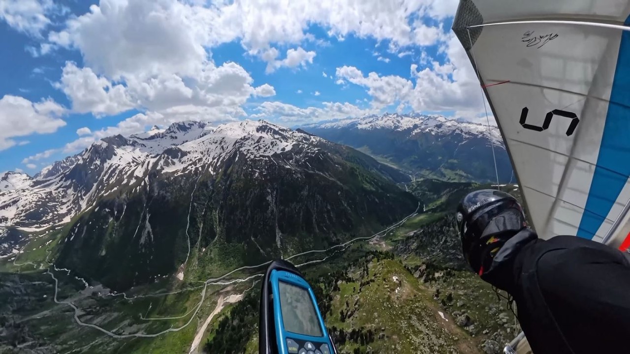 Hang Gliding Fiesch, Switzerland June 2024 [4K]