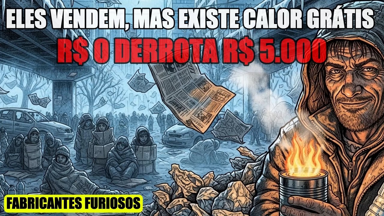 A Física da Sobrevivência: Como Engenheiros de Rua Aquecem Abrigos Sem Gastar R$ 1,00