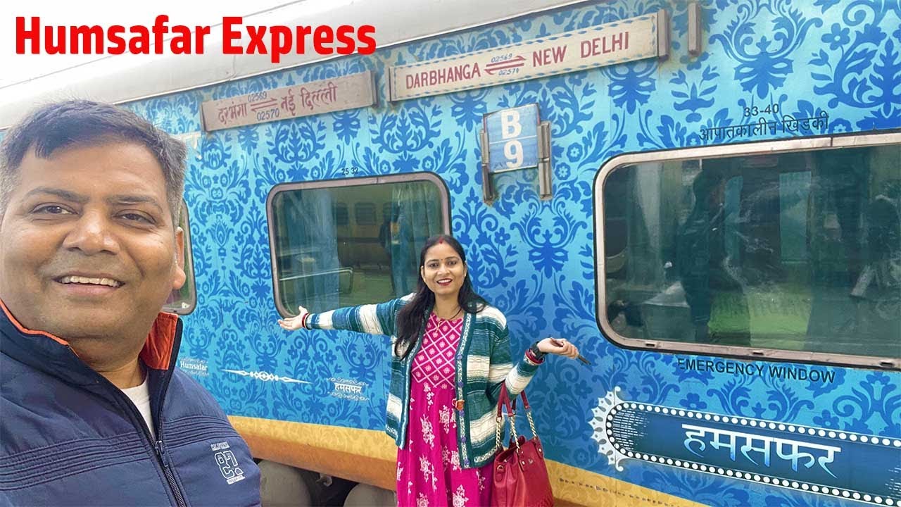 Darbhanga to New Delhi Humsafar clone Express || Train Journey vlog