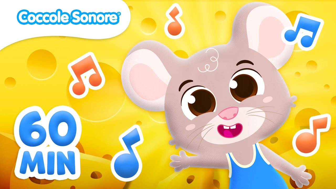 Topolino Topoletto | 60 Minuti di Canzoni per Bambini | Coccole Sonore