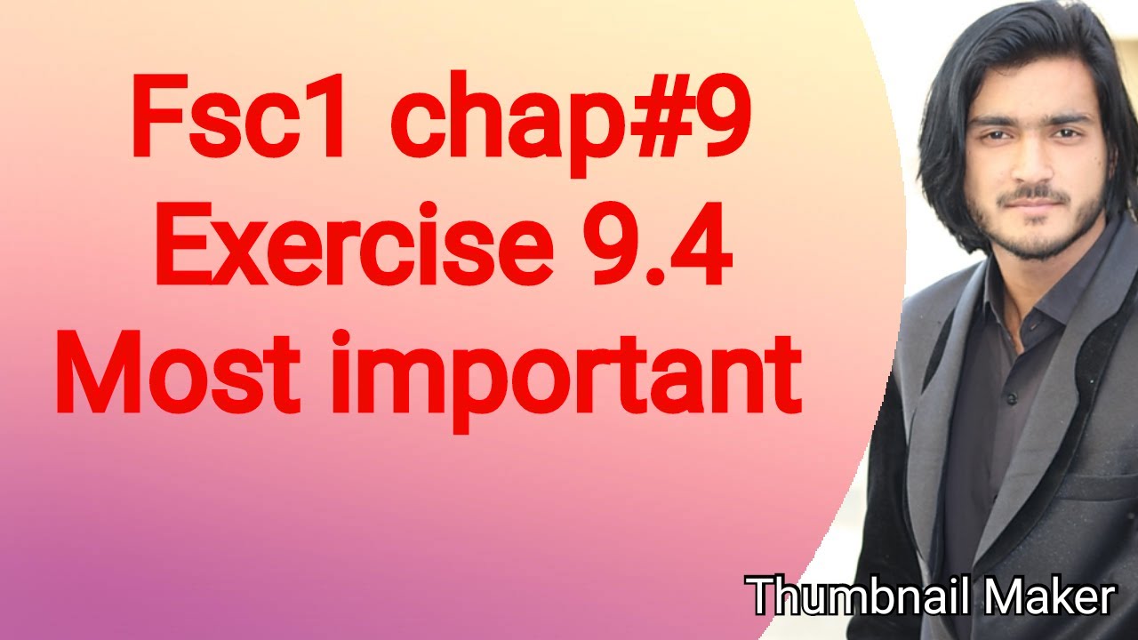 11th class(fsc1) maths chap#9 ex#9.4 (Q 1 to 12)