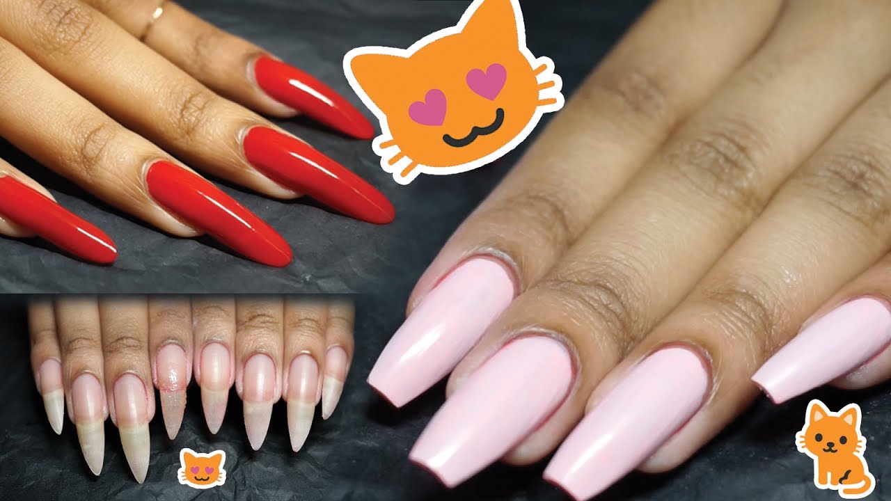 New Nail Shape! 💅🏽 Watch the Transformation 😻