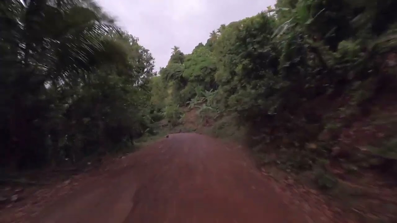 Comores Anjouan Route Sima Mjamaou&eacute;, Gopro / The Comoros Ndzuwani  Road Sima Mjamaou&eacute;