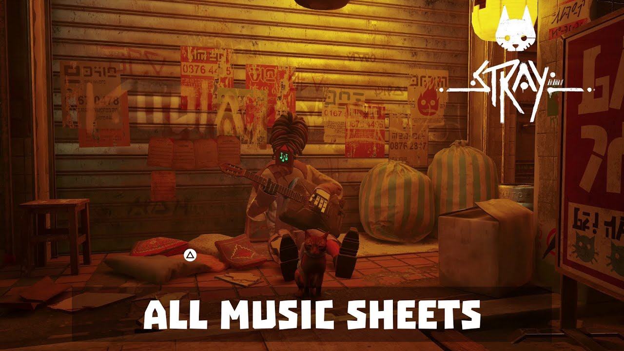Stray  Where to Find All Music Sheet and Earn the Music Badge Guide