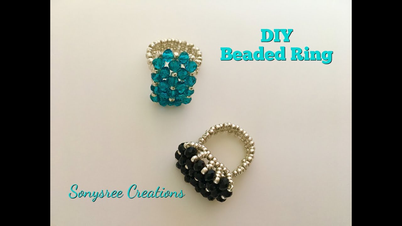 Charming Ring 💍  Beaded Ring Tutorial Super Easy ❤️