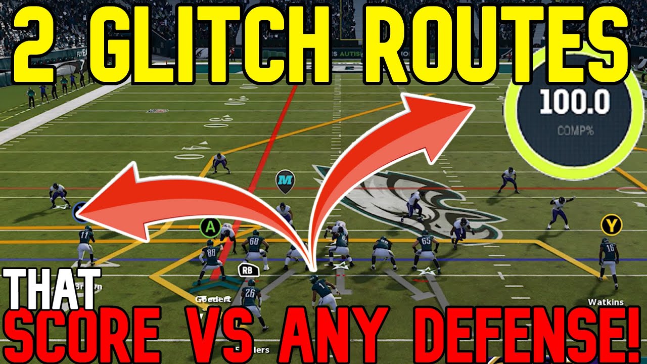 ⚠️CAN'T BE STOPPED⚠️ 2 Glitch Routes That SCORE VS ANY DEFENSE! Madden NFL 23 Offense Tips & Tricks