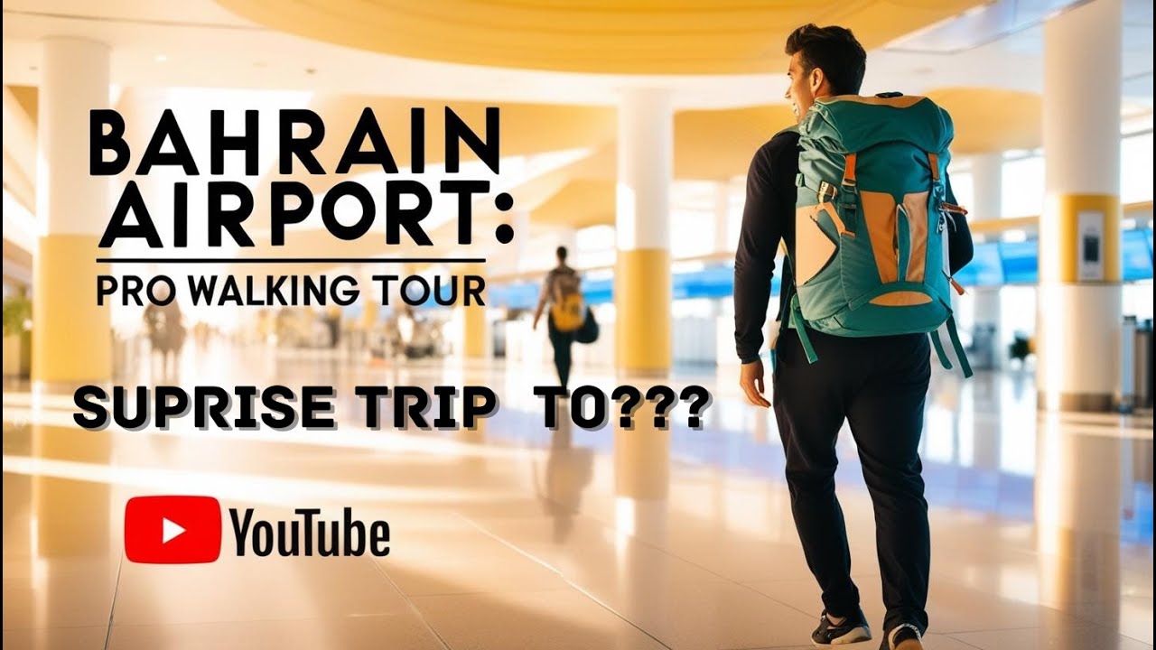 Experience Bahrain Airport Like a Pro with 4K Tour! Suprise Trip Vlog