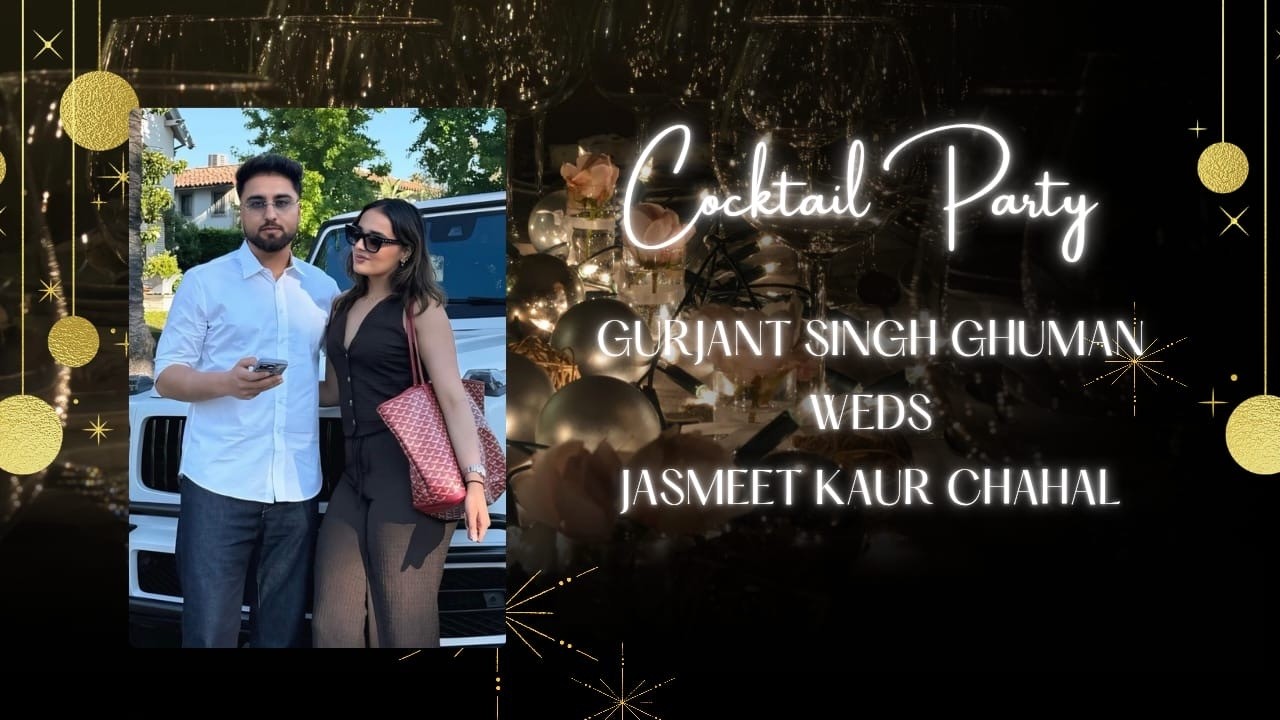 Cocktail Party || Gurjant Singh Ghuman Weds Jasmeet Kaur Chahal || The Wedding Wala Mob: 87290-41514
