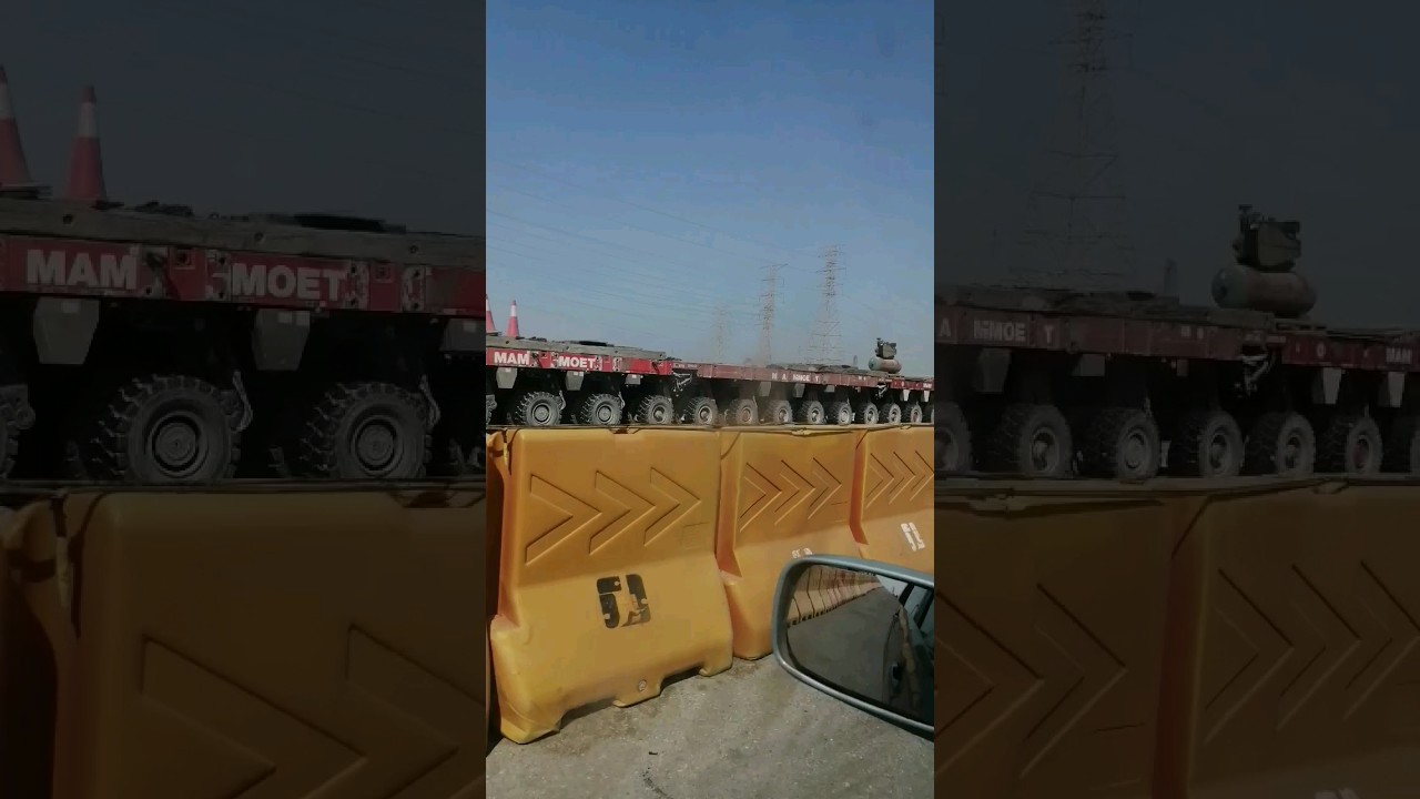 Longest vehicle | Heavy loads transport 😲| #viral #ytshorts