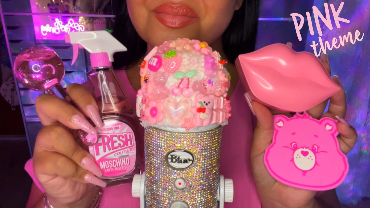 ASMR Pink Themed Trigger Assortment 🩷🎀🩰👛
