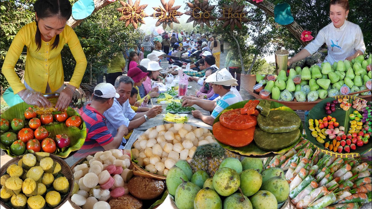 Về Gò Tháp trải nghiệm chợ quê đậm chất tính người miền Tây Nam Bộ mỗi tháng chỉ diễn ra 1 lần