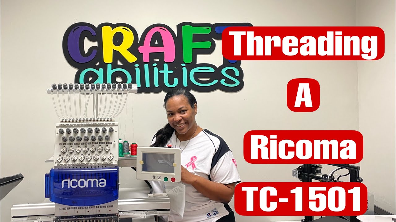 Threading a Ricoma TC-1501