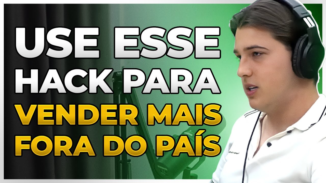 A GRANDE SACADA PARA VENDER FORA DO BRASIL! | Kayky Janiszewski | Cortes Família On
