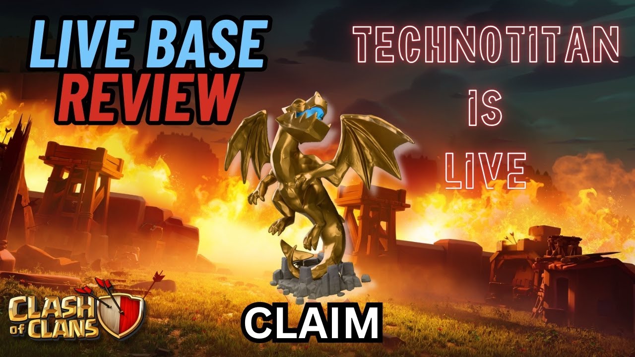 Clash of Clans Live Base Review of Viewers | CLAIM Clan Rush Rewards Here | #coclive