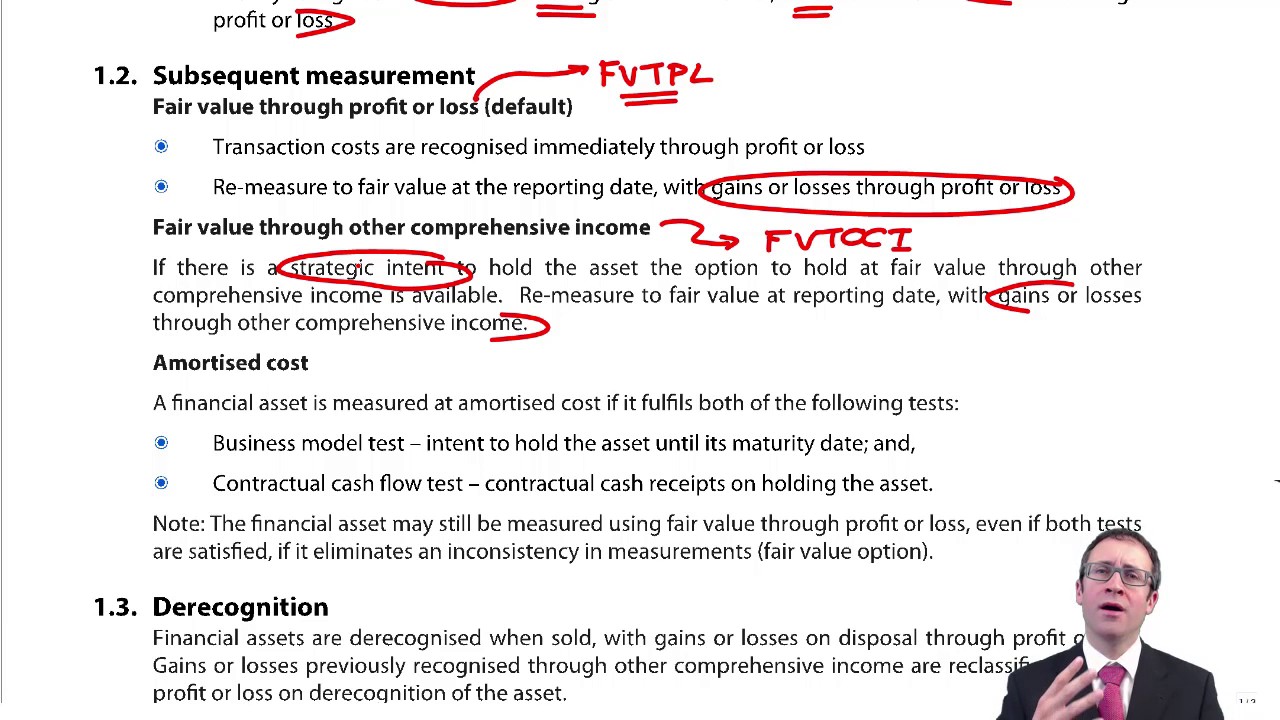 ACCA P2 Financial assets