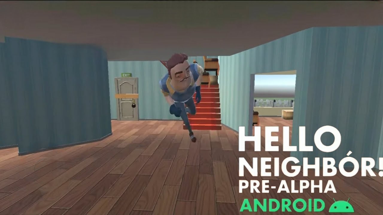 Hello Neighbor Pre-Alpha Android Runthrough + How to get Prototype badge