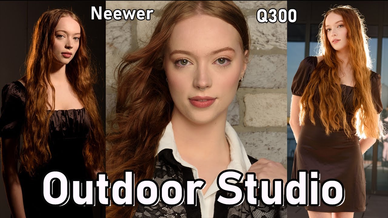 Outdoor Model Photo shoot with Studio Lighting | Professional Lighting Techniques Explained