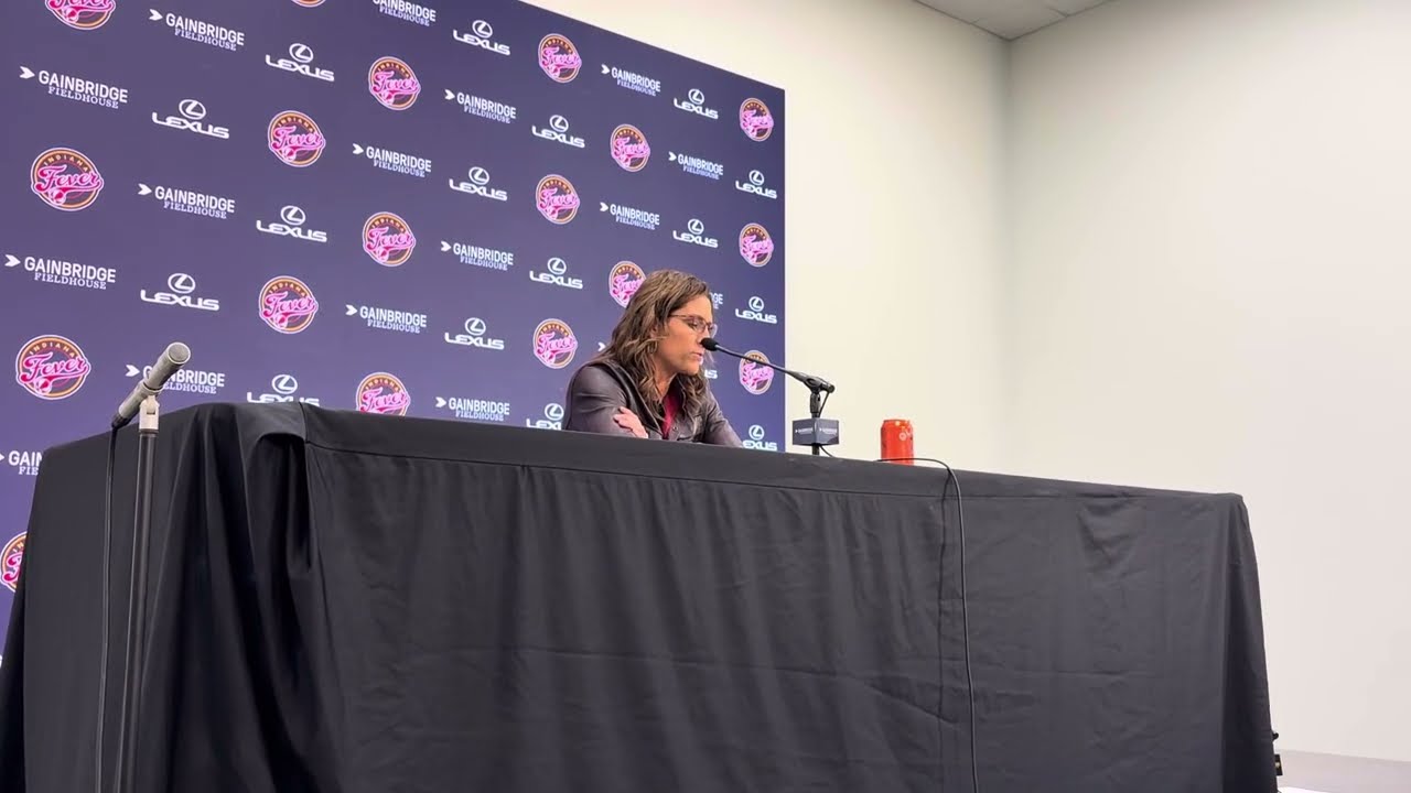 Indiana Fever head coach Stephanie White discussed Fever loss vs Dallas Wings