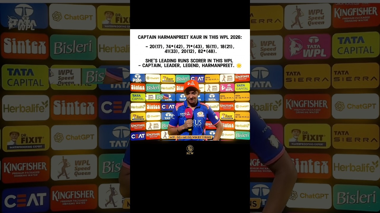 CAPTAIN HARMANPREET KAUR IN THIS WPL 2026🏏💪 