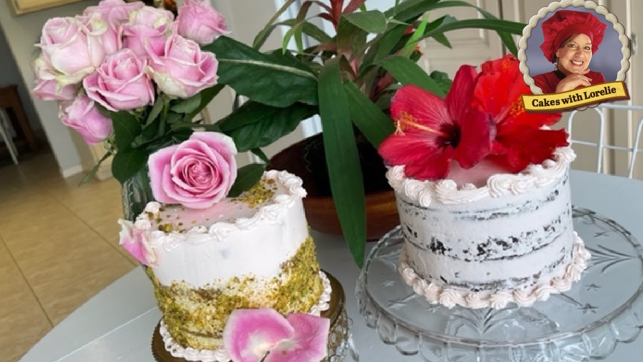 Hibiscus and Rose Water Cakes / Craft Cocktail / Olive Nation 🍰 Cakes with Lorelie