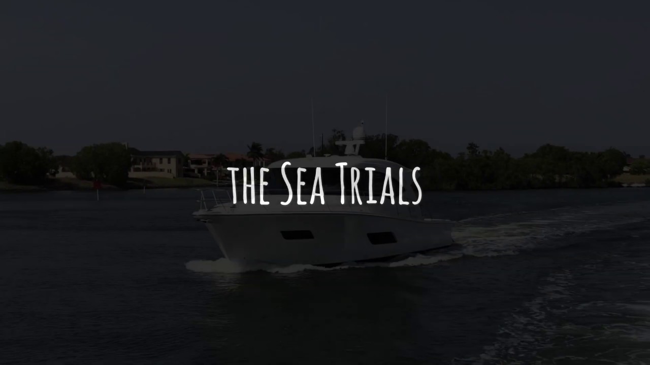 Riviera Yachts Sea Trial Rough Water