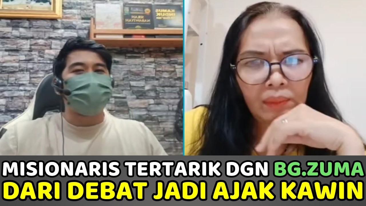 MISIONARIS TERTARIK DENGAN KEGANTENGAN BG.ZUMA...DARI DEBAT JADI AJAK KAWIN
