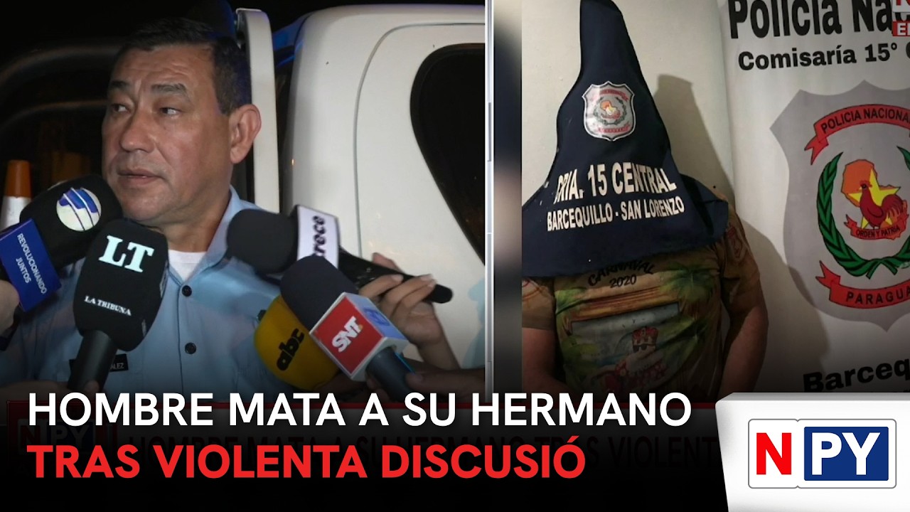 Hombre mata a su hermano tras violenta discusión