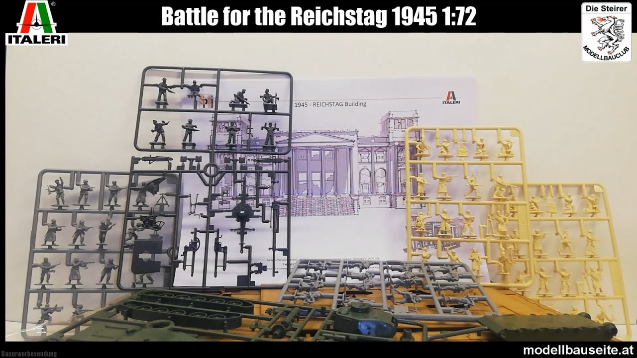 Battle for the Reichstag 1945 Italeri 1:72 Part 1 Bausatzbesprechung Unboxing