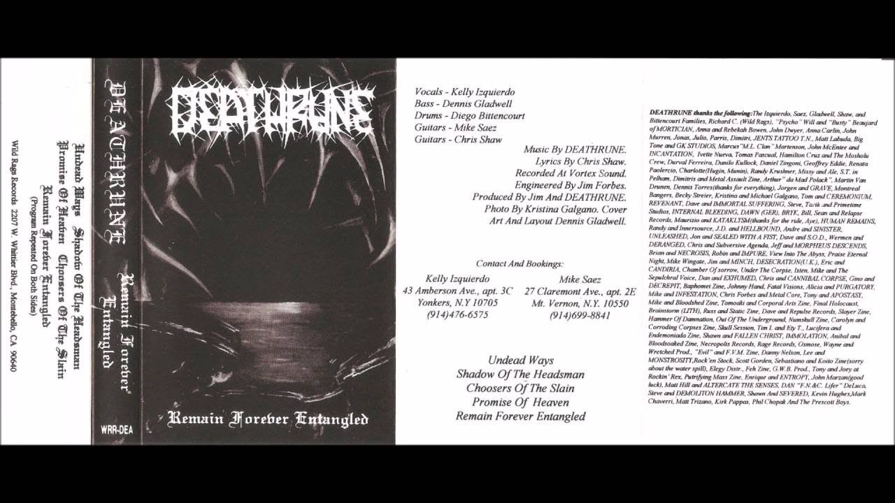 DEATHRUNE (USA/NY) - Remain Forever Entangled Demo 1995 [FULL DEMO]