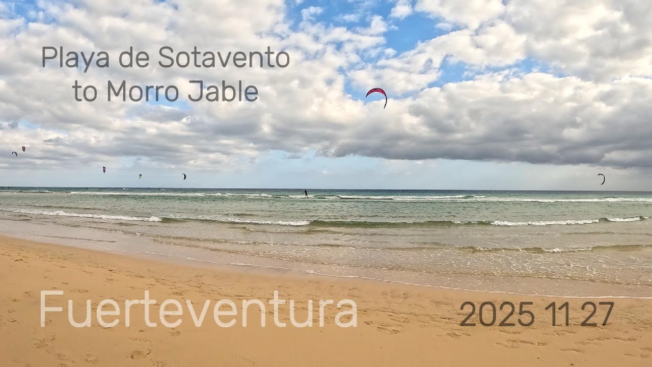 20251127: Fuerteventura. Playa de Sotavento to Morro Jable. GR131 Part 1/6