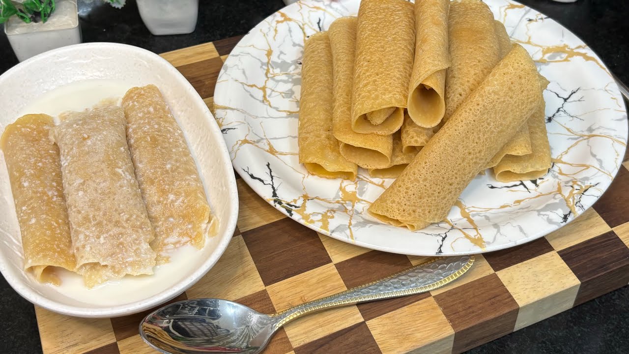 सर्दी जाते जाते भी इसे बना लिया |Patishapta Bengoli SweetRecipe.(crepe with reduce milk filling)