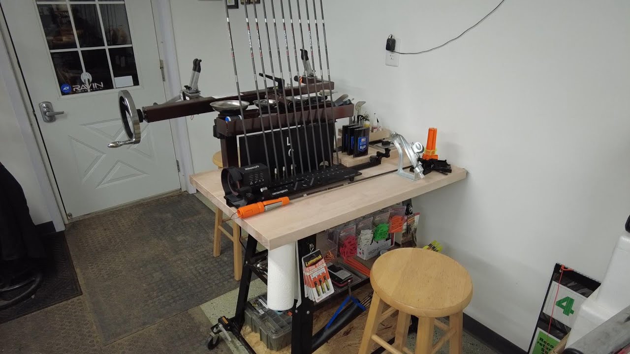 Simple Archery Bench, Press, Vise Setup for Small Hunter