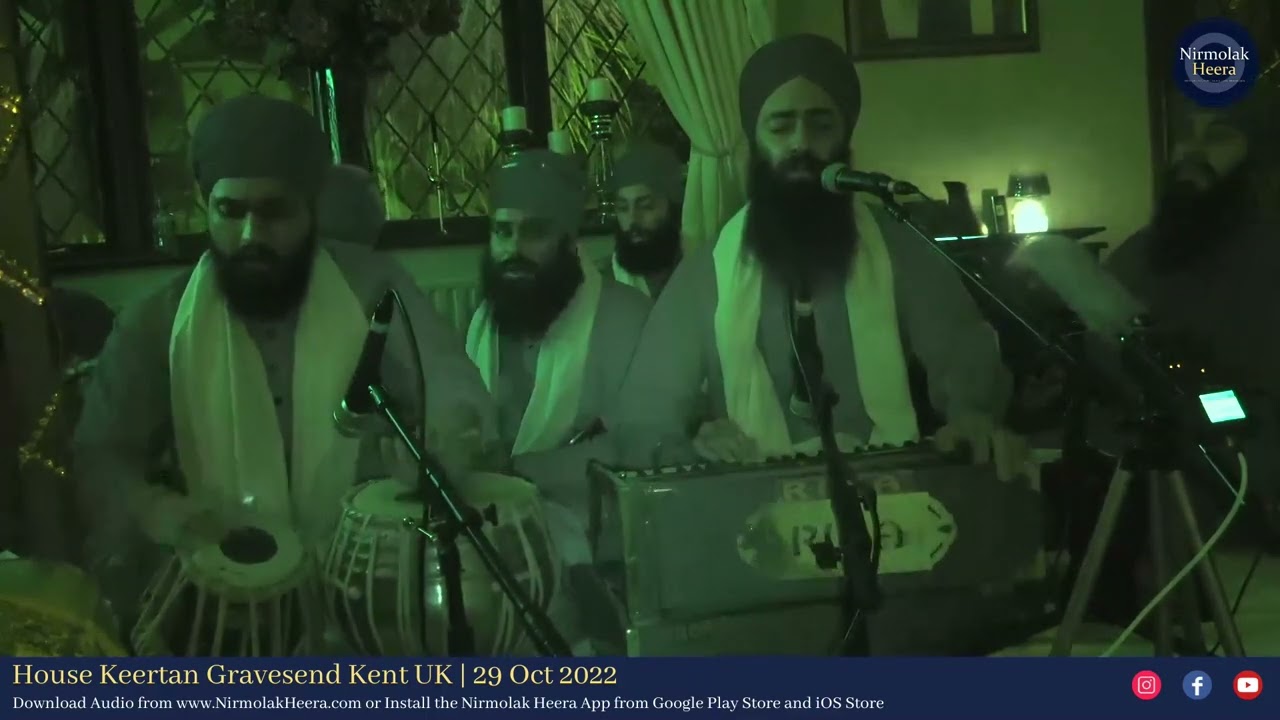 Bhai Palveer Singh Gravesend House Keertan 29 Oct 2022 | Shabad Gurbani Keertan