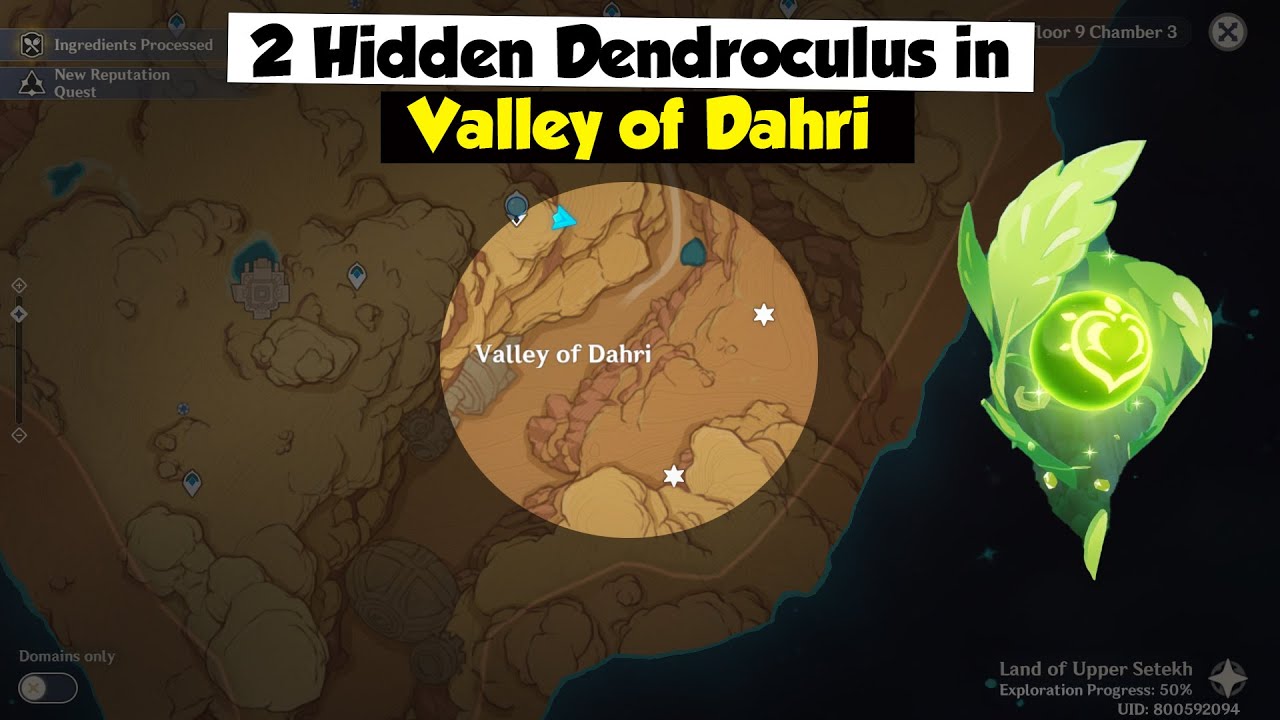 Dendroculus location in Valley of Dahri | Genshin Impact