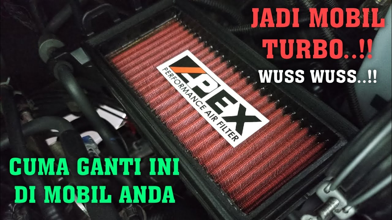 SERASA MOBIL TURBO..!! FILTER UDARA RACING APEX