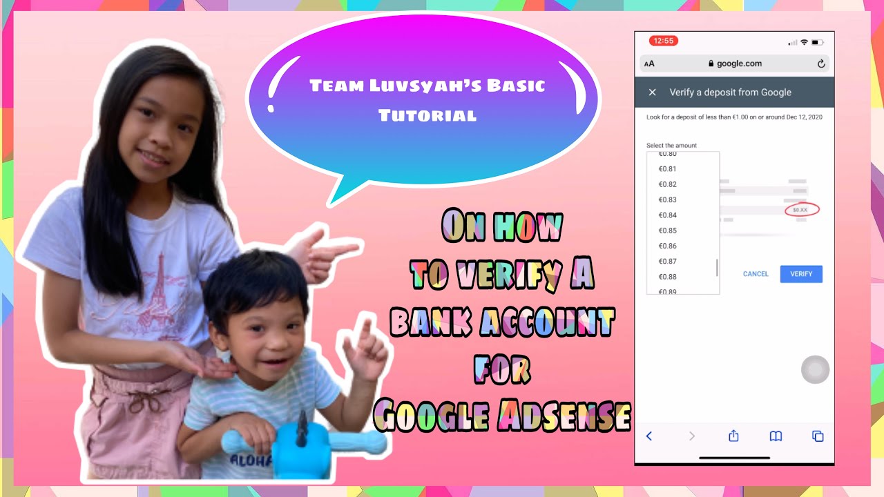 Basic Tutorial on How to Verify a Bank Account in Google Adsense