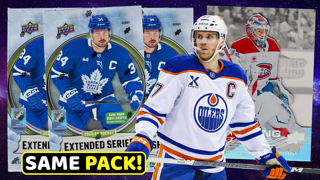 В ОДНОМ ПАКЕТЕ?!? &mdash; 2025-26 Upper Deck Extended Series Hockey Hobby Case Break, часть 3