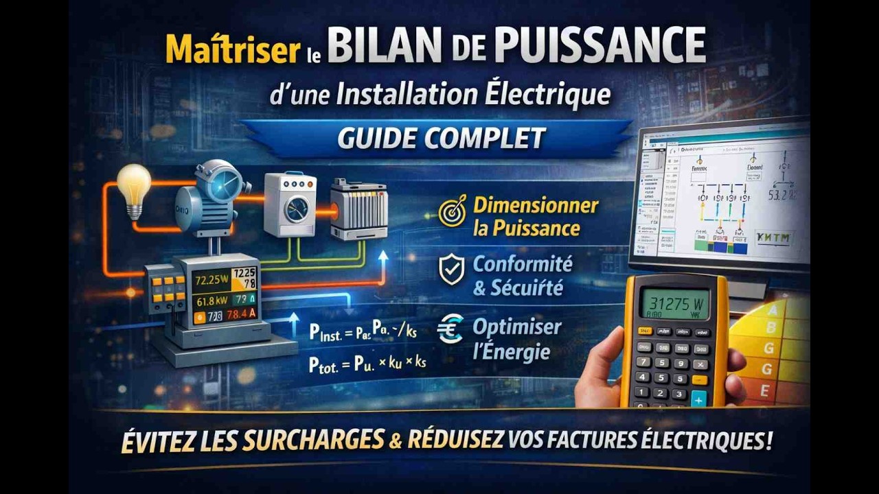 Maîtriser le Bilan de Puissance d'une Installation Électrique : Guide Complet