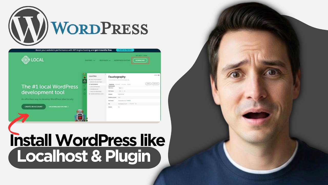 Как использовать локальный WordPress | Установка WordPress как на локальном сервере и плагинов (п...