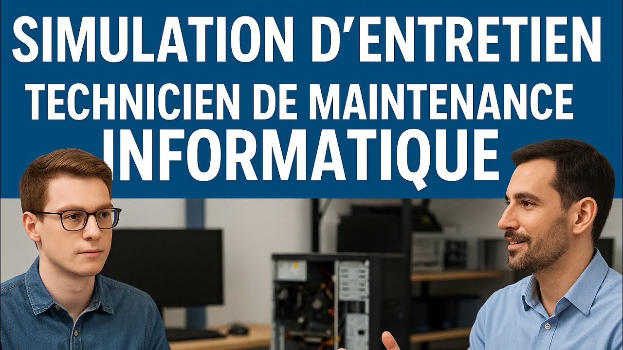 Simulation d’entretien d’embauche : Technicien de maintenance informatique (questions et réponses)
