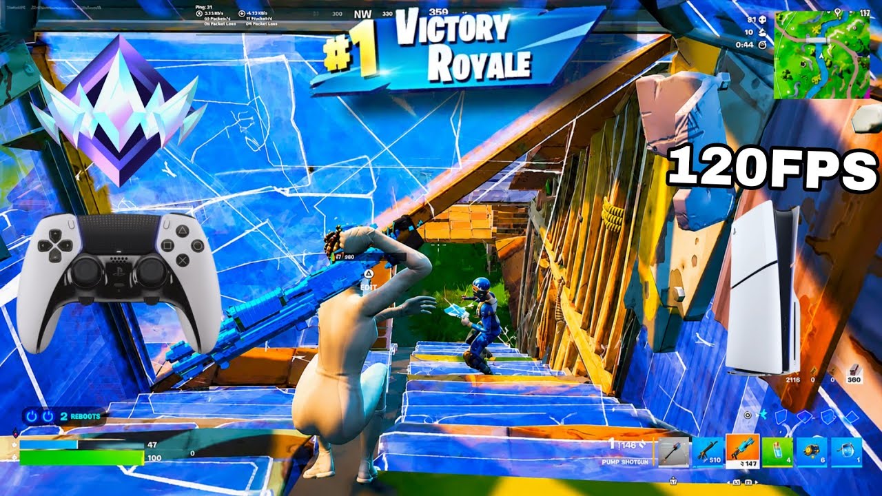 Fortnite Unreal Ranked Reload on PS5 Slim | Controller Gameplay | 4K 120FPS