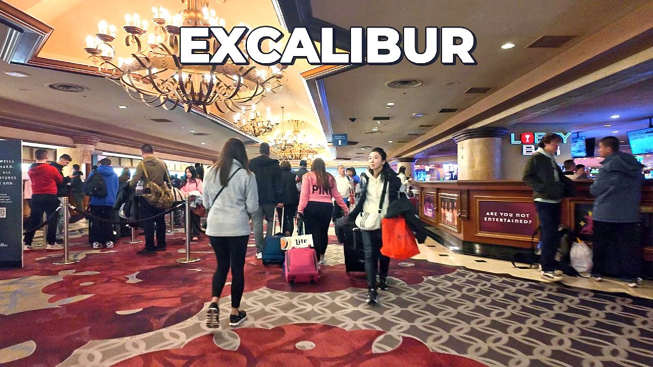 Excalibur Las Vegas Walk - December 2024 - Las Vegas Strip