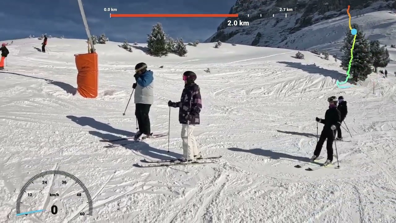 Grindelwald - Wengen Ski holiday 2026 Day 1 Run 7: Piste 26 Punchball (red)