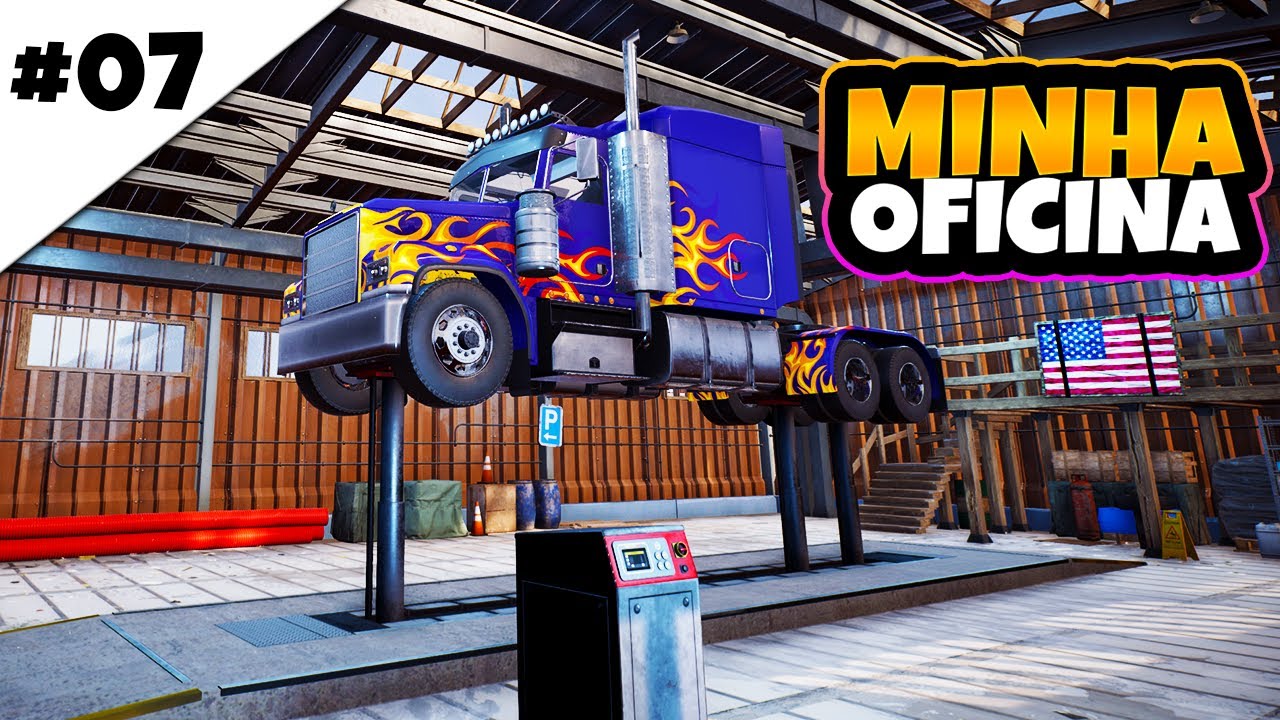 MONTEI MINHA PRÓPRIA OFICINA - ALASKAN ROAD TRUCKERS #07