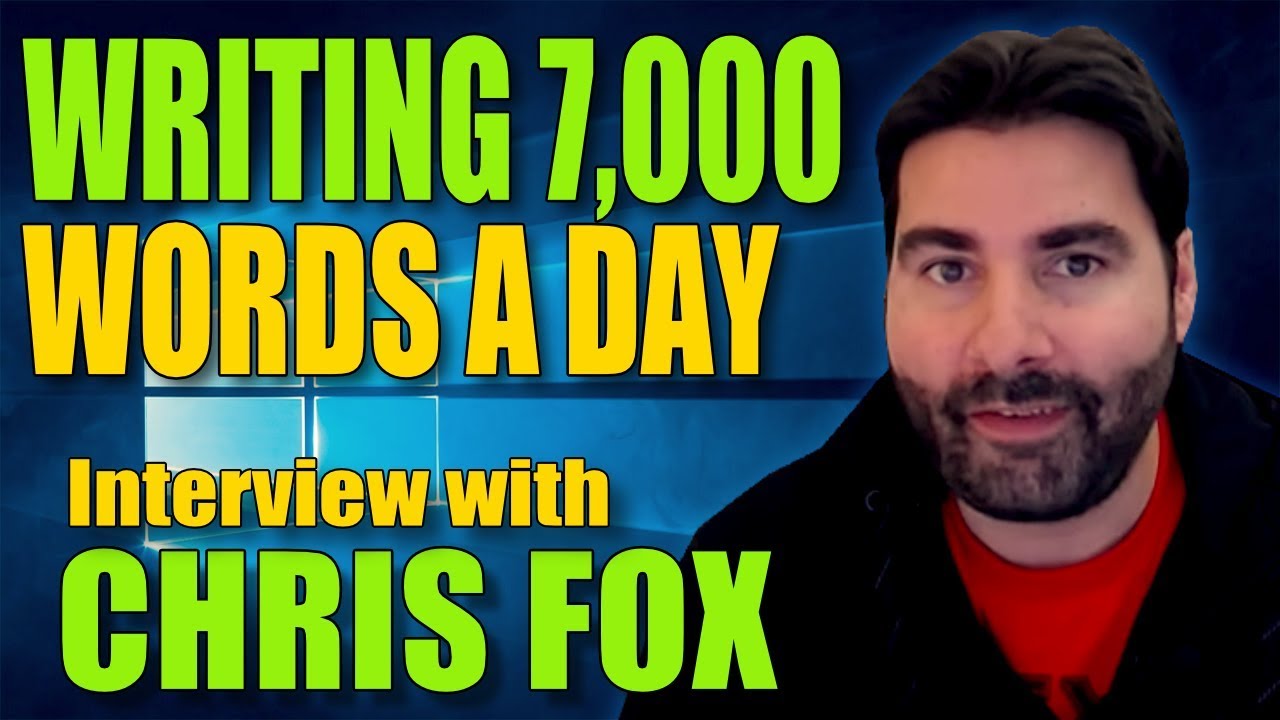 How To Write 7,000 Words A Day: Interview With Bestselling Indie Author Chris Fox