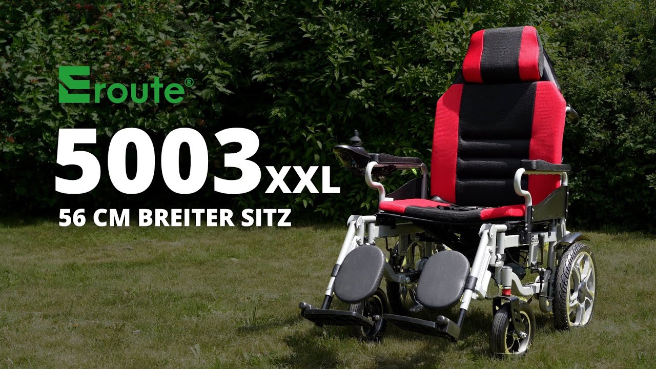 Eroute 5003 XXL Elektrorollstuhl – Extrem breiter Sitz 56 cm
