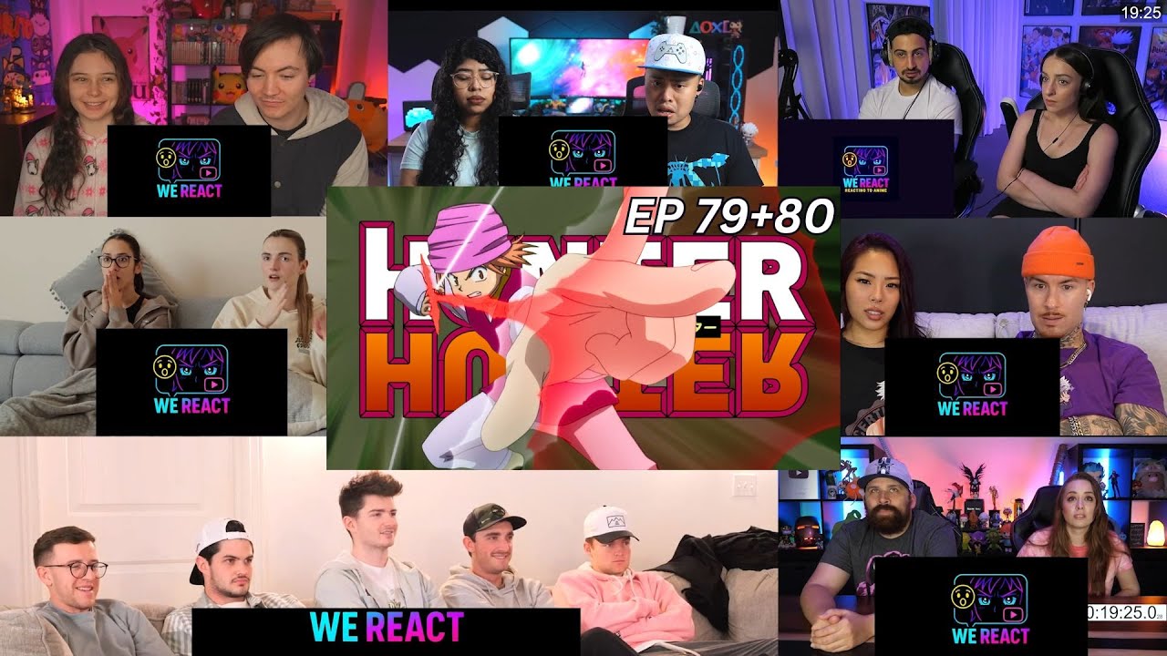 Hunter x Hunter Episode 79-80 | Reaction Mashup