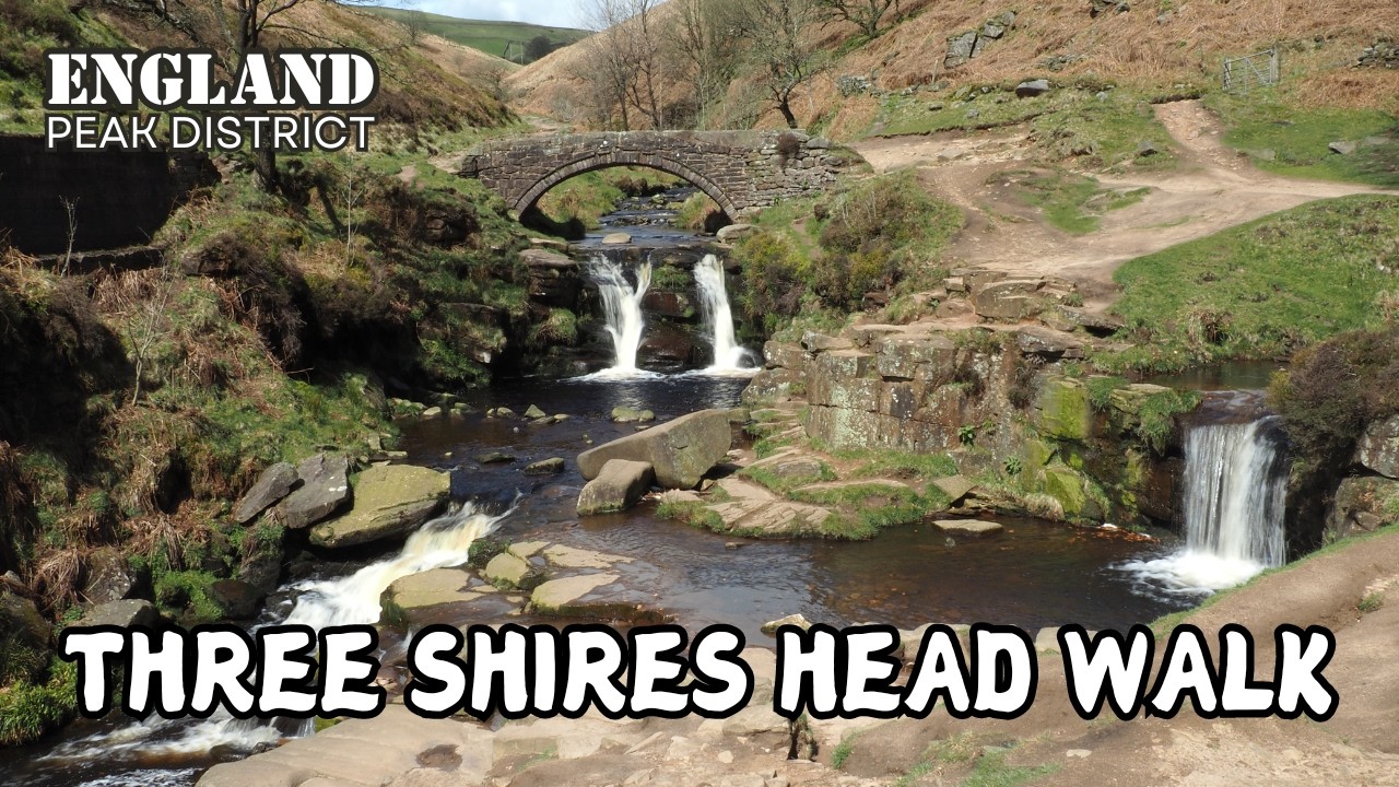 Silent Hiking - Three Shires Head Walk, Peak District #England