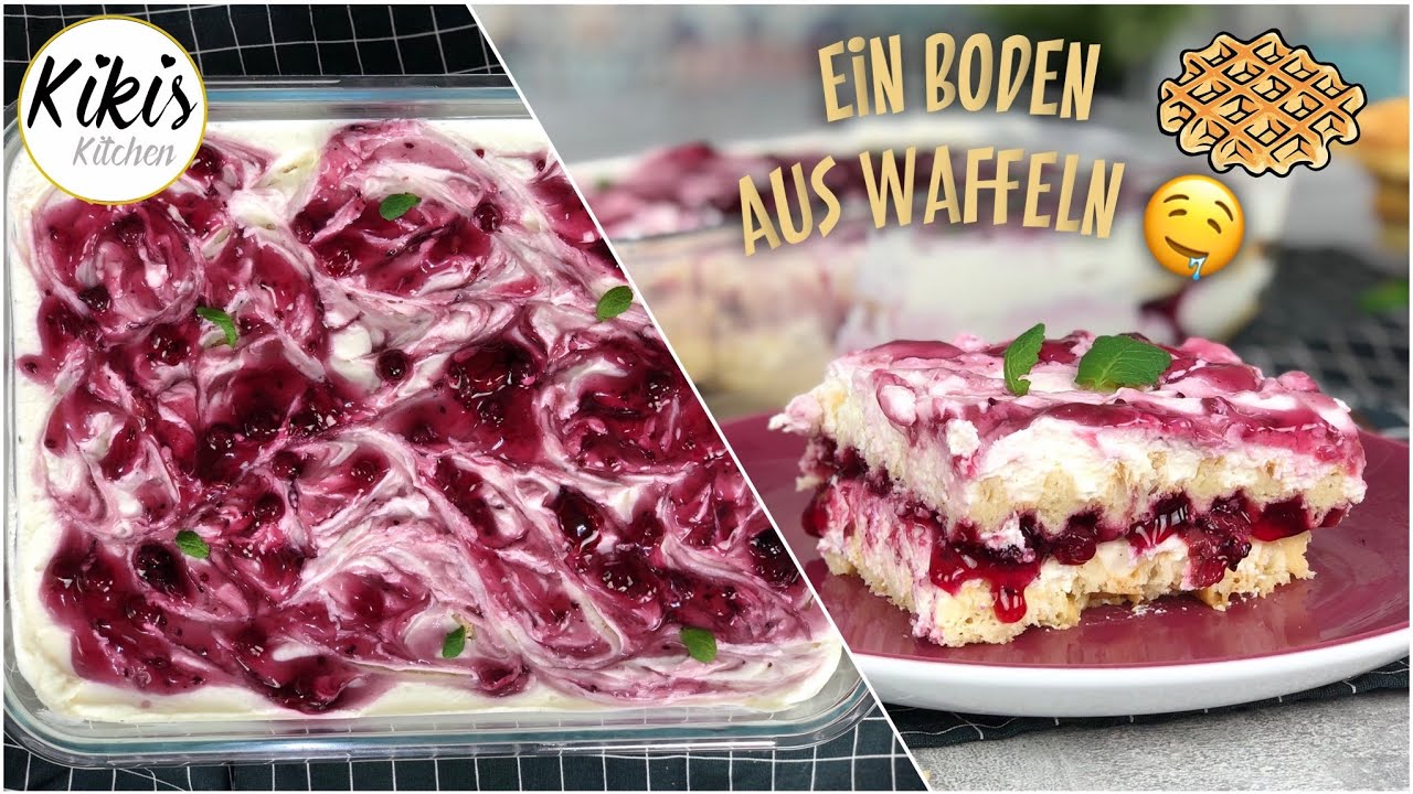Waffel Dessert ohne Backen in nur 10 Minuten / Kikis Kitchen