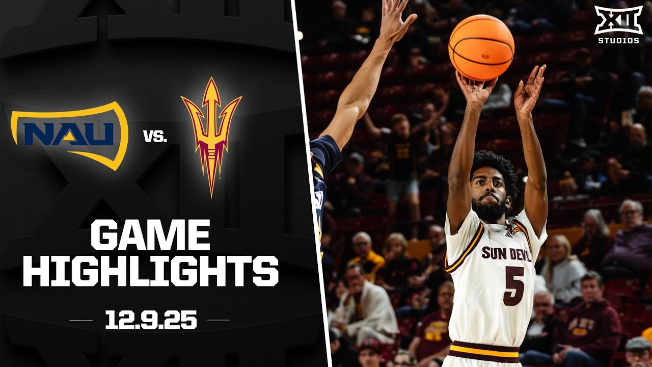 Northern Arizona vs. Arizona State Game Highlights | 2025-26 Big 12 Men&rsquo;s Basketball